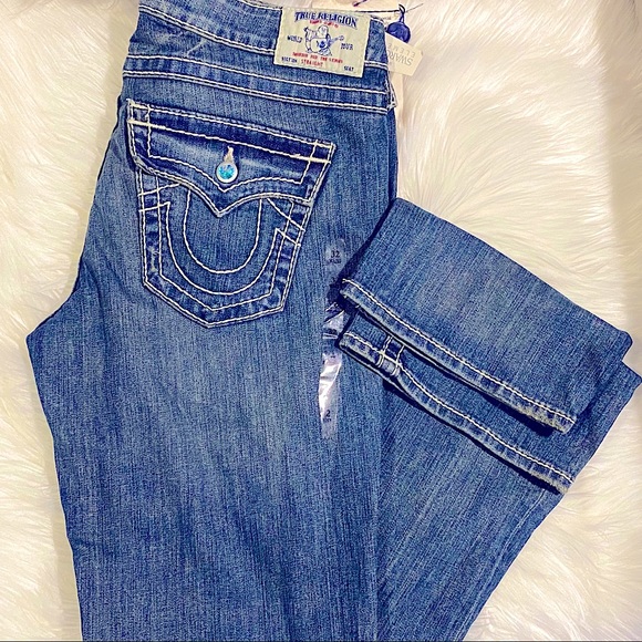 🆕 Vintage TRUE RELIGION ✖️SWAROVSKI CRYSTAL Jeans - Picture 9 of 16